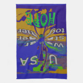 We zijn sterker samen, grappig US Hope model de Theedoek (Verticaal)