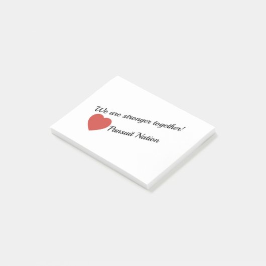 We zijn sterker samen met kleverige noten post-it® notes (Schuin)