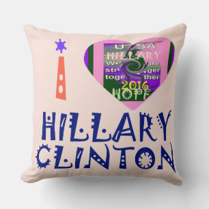 We zijn sterker samen Stemming 4 Hillary Gift Idee Kussen