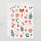 We Zijn Terug Elf Aankomst Retour Kerstbrief  Kaart (Achterkant)