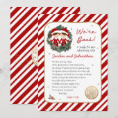 We zijn terug Elf Brief Kaart (Voorkant / Achterkant)