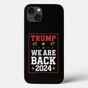 We zijn terug Trump VS Vlag Verkiezing Winnaar 47e Case-Mate iPhone Case