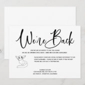 We zijn terug uitgenodigd (Voorkant / Achterkant)