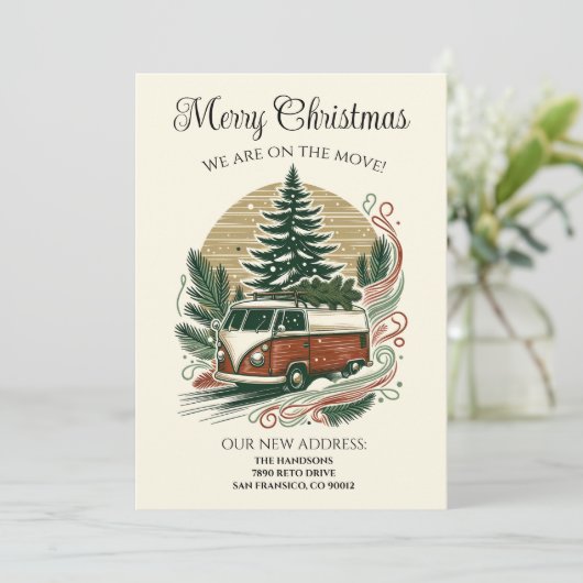 We zijn teruggegaan naar Kerstmis Kaart (Staand voorkant)