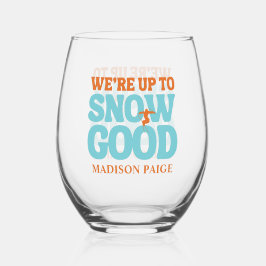 We zijn tot sneeuw goed Bruidsmeisje Wijnglas Zonder Voet