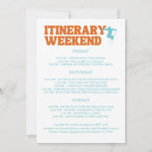 We zijn tot sneeuw goed vrijgezellenfeestje kaart (Achterkant)