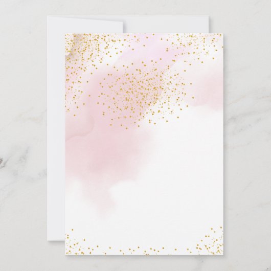 We zijn Tutu enthousiast Baby shower uitnodiging (Achterkant)