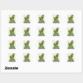 We zijn uit de kunst! ronde sticker (Vel)