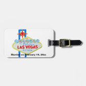 We zijn uitgegroeid tot Las Vegas Wedding Memento Bagagelabel (Voorkant horizontaal)
