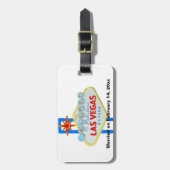 We zijn uitgegroeid tot Las Vegas Wedding Memento Bagagelabel (Voorkant verticaal)
