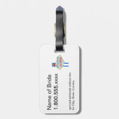 We zijn uitgegroeid tot Las Vegas Wedding Memento Bagagelabel (Achterkant verticaal)