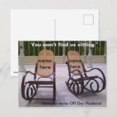 We zijn van onze rotzakken af briefkaart (Voorkant / Achterkant)