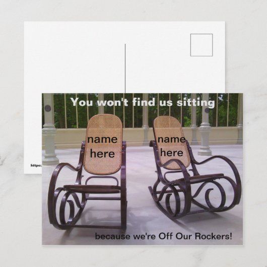 We zijn van onze rotzakken af briefkaart (Voorkant / Achterkant)