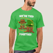 WE ZIJN VERBONDEN Fun Couples St Patrick's Day T-shirt (Voorkant)