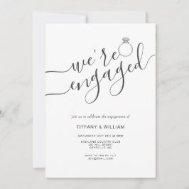 We zijn verbonden met een fotoverlovingsfeest voor kaart