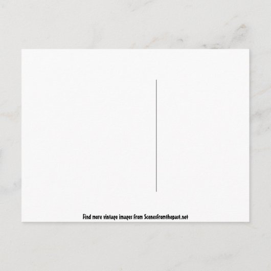 We zijn verhuisd!  2 verdiepingen tellend bijgebou aankondigingskaart (Achterkant)