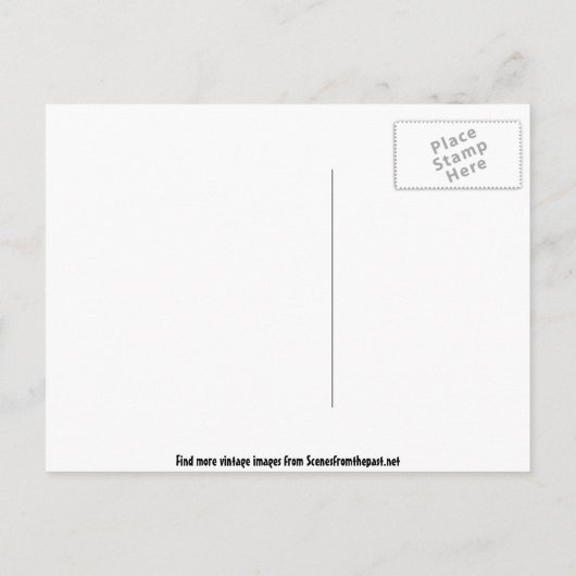 We zijn verhuisd!  2 verdiepingen tellend bijgebou aankondigingskaart (Achterkant)