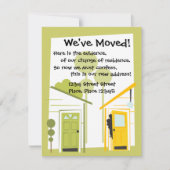 We zijn verhuisd. aankondiging (Voorkant)