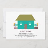 we zijn verhuisd aankondiging (Voorkant)