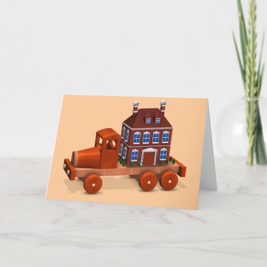 we zijn verhuisd aankondiging (Voorkant)