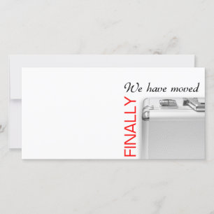 We zijn verhuisd aankondiging