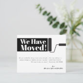 We zijn verhuisd aankondiging Kaart (Staand voorkant)