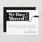 We zijn verhuisd aankondiging Kaart (Voorkant / Achterkant)
