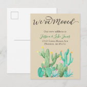 We zijn verhuisd Aankondiging nieuw adres House Ca (Voorkant / Achterkant)