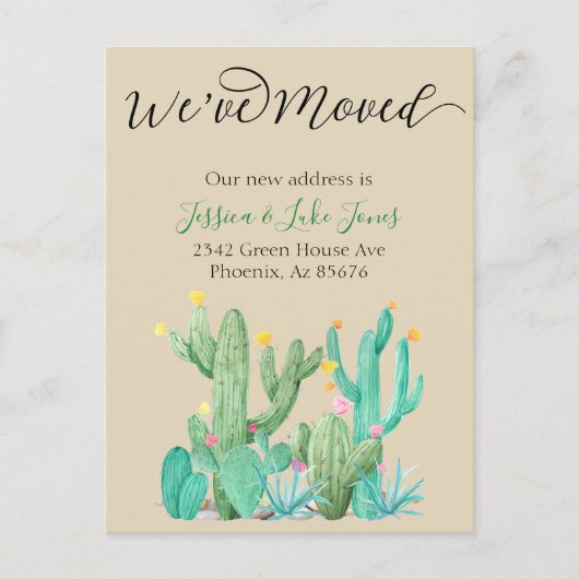 We zijn verhuisd Aankondiging nieuw adres House Ca (Voorkant)