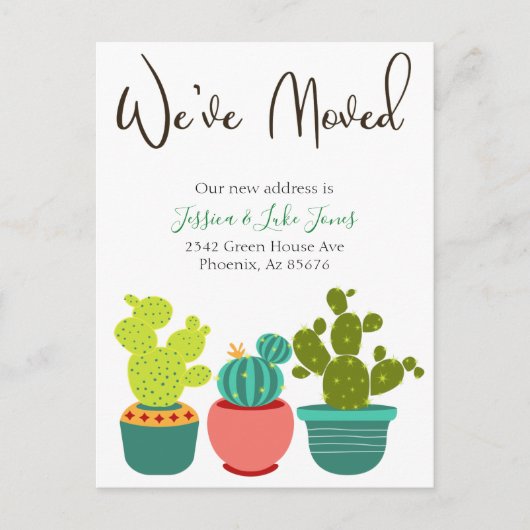 We zijn verhuisd Aankondiging nieuw adres House Ca (Voorkant)