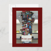 We zijn verhuisd! aankondigingskaart (Voorkant / Achterkant)