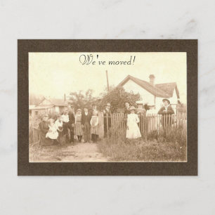 We zijn verhuisd. aankondigingskaart