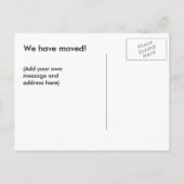 We zijn verhuisd. aankondigingskaart (Achterkant)