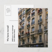 We zijn verhuisd. aankondigingskaart (Voorkant / Achterkant)