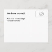 We zijn verhuisd. aankondigingskaart (Achterkant)