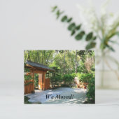 We zijn verhuisd. aankondigingskaart (Staand voorkant)