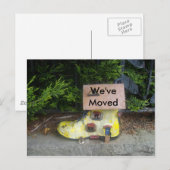 We zijn verhuisd aankondigingskaart (Voorkant / Achterkant)