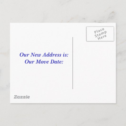 We zijn verhuisd. aankondigingskaart (Achterkant)