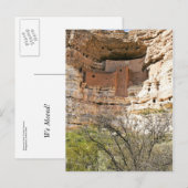 We zijn verhuisd. aankondigingskaart (Voorkant / Achterkant)