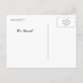 We zijn verhuisd. aankondigingskaart (Achterkant)