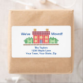 We zijn verhuisd! Adreslabel Etiket (Insitu)