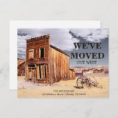 We zijn verhuisd | adreswijziging aankondigingskaart (Voorkant / Achterkant)