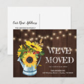 WE ZIJN VERHUISD, adreswijziging briefkaart (Voorkant / Achterkant)