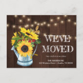 WE ZIJN VERHUISD, adreswijziging briefkaart (Voorkant)