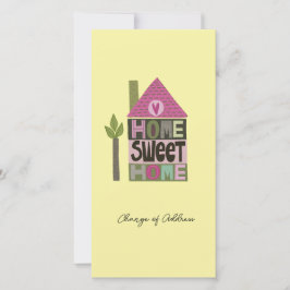 We zijn verhuisd adreswijziging fantasierijke lett