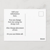 We zijn verhuisd! Artsy Koe Briefkaart (Achterkant)