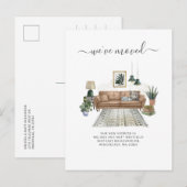 We zijn verhuisd Bericht van adreswijziging Verhui Briefkaart (Voorkant / Achterkant)
