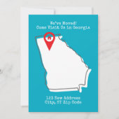 We zijn verhuisd! Bezoek ons in Georgië Aankondiging (Voorkant)