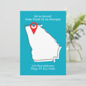 We zijn verhuisd! Bezoek ons in Georgië Aankondiging (Staand voorkant)