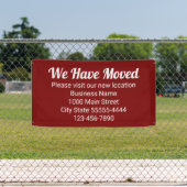 We zijn verhuisd, bezoek onze nieuwe locatie DK RE Spandoek (Insitu)